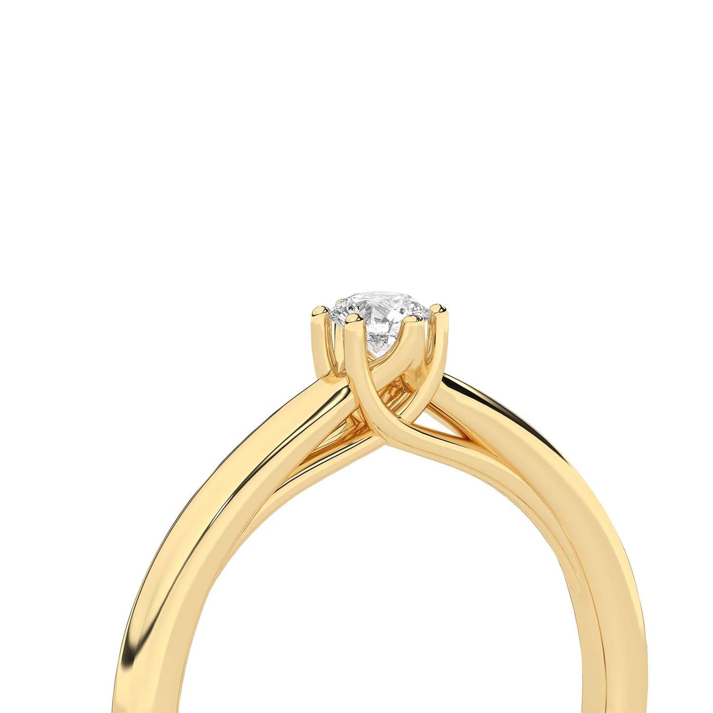 6-Pronged Round Ring