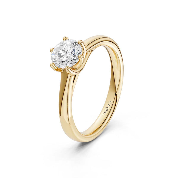 6-Pronged Round Ring