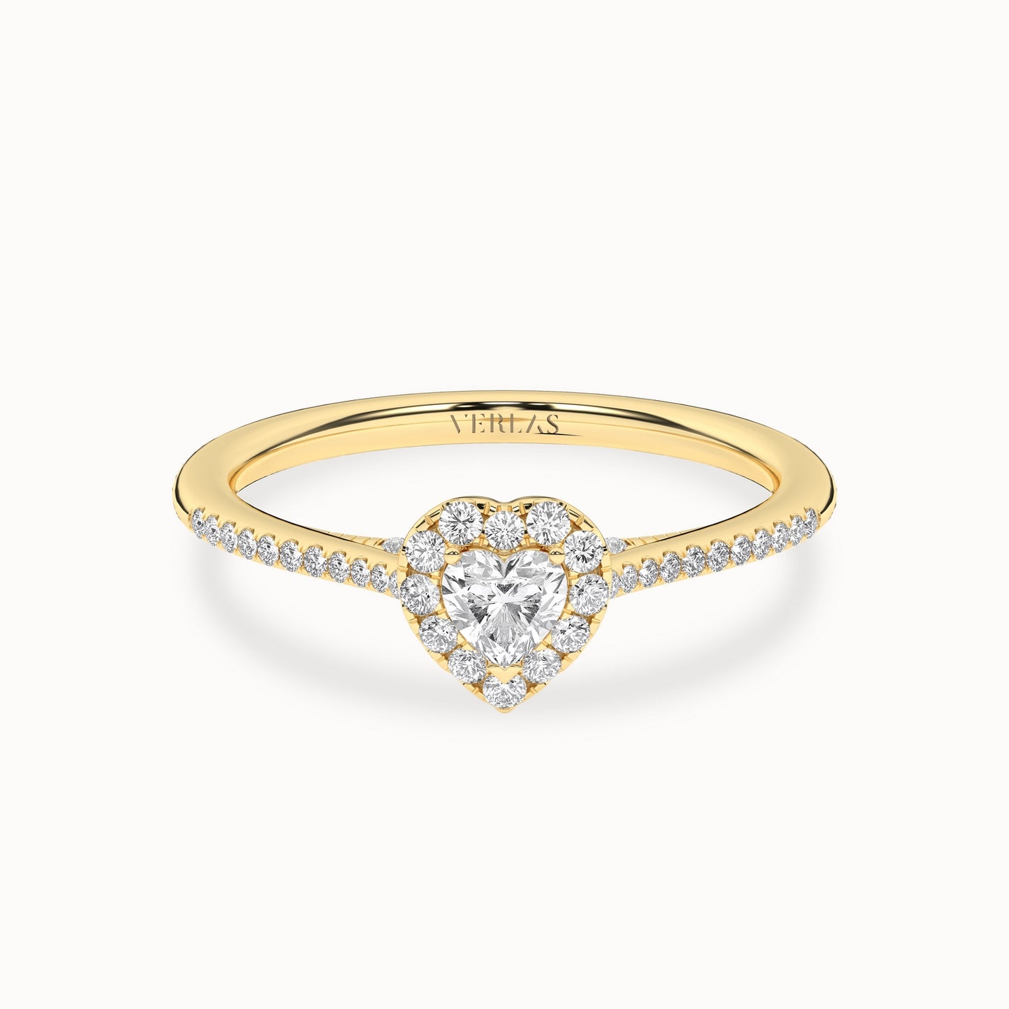 Signature Heart Halo Ring