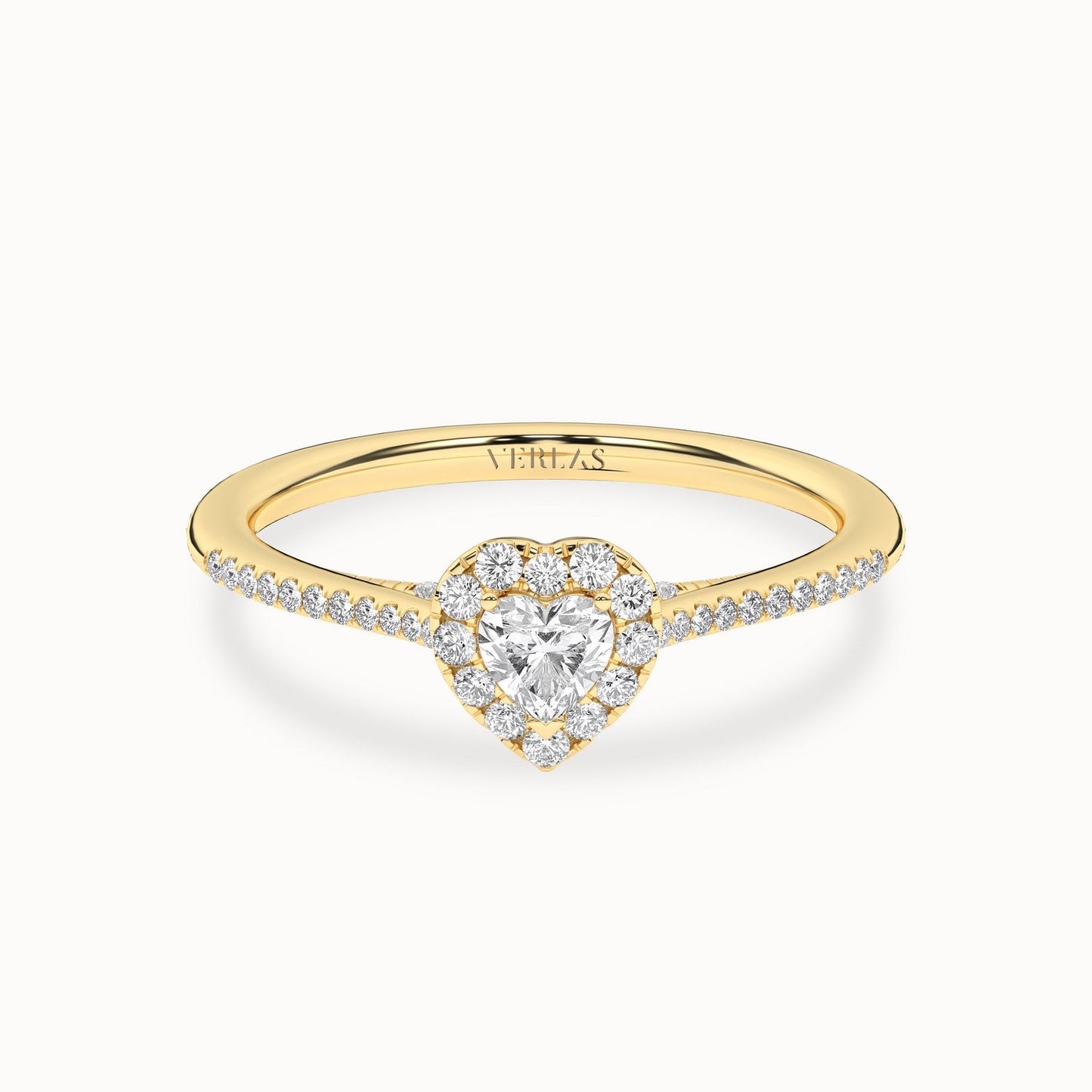 Signature Heart Halo Ring