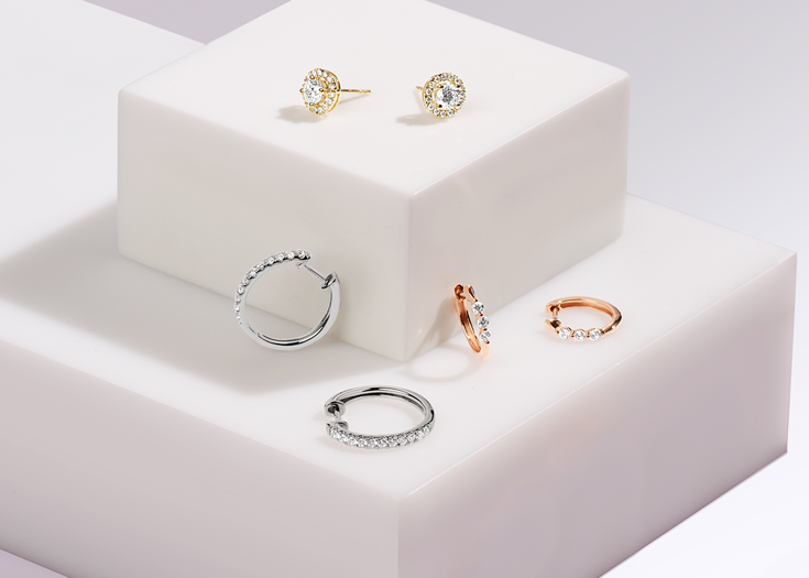 Diamond Arc Hoops Replica