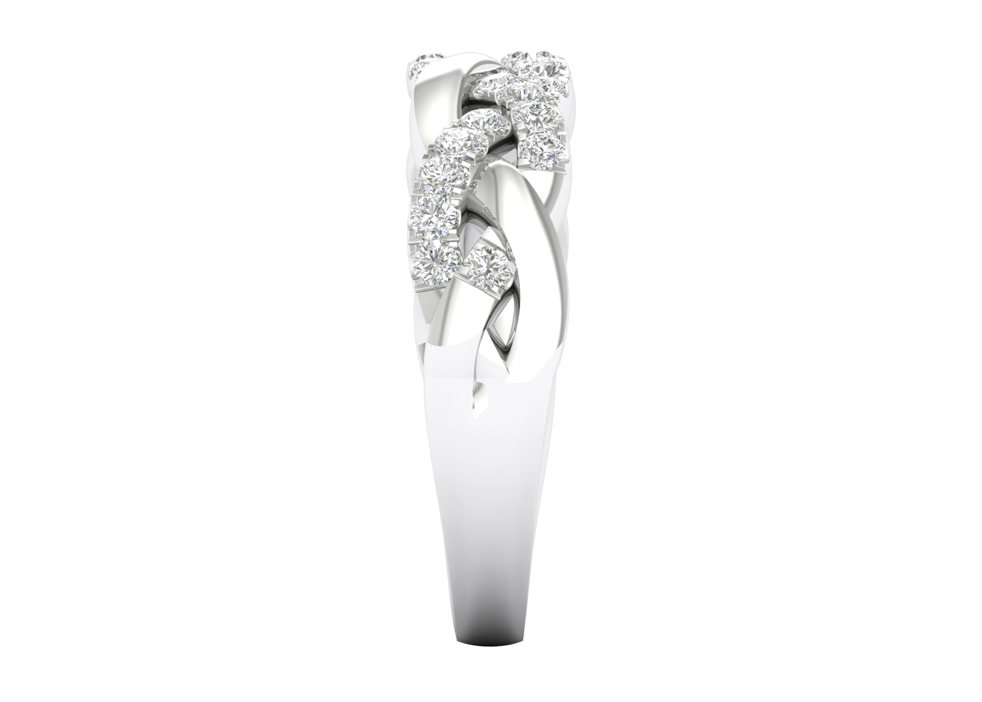 Triple Entwined Braid Band Replica