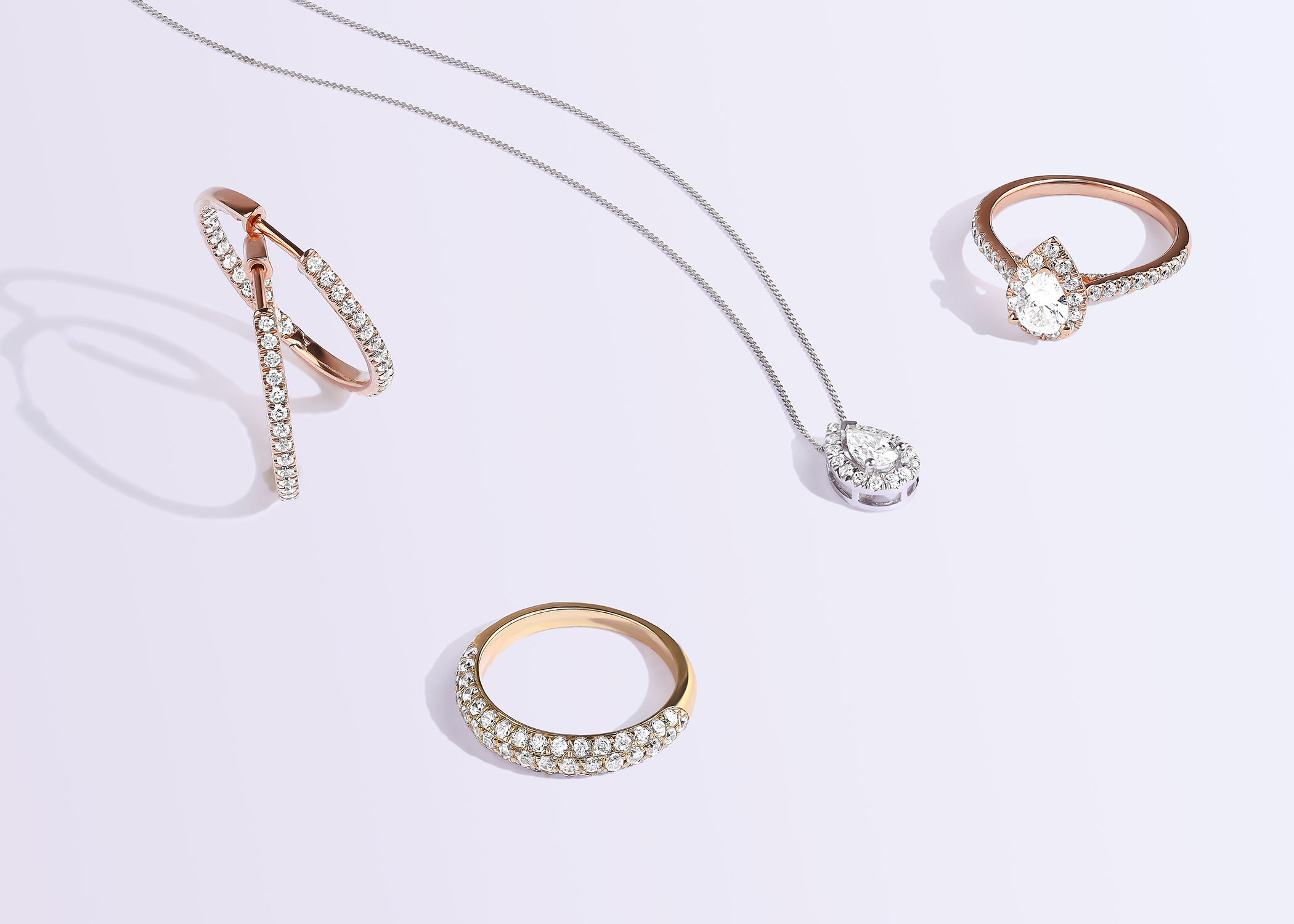 Embellished Lace Band - Ring 