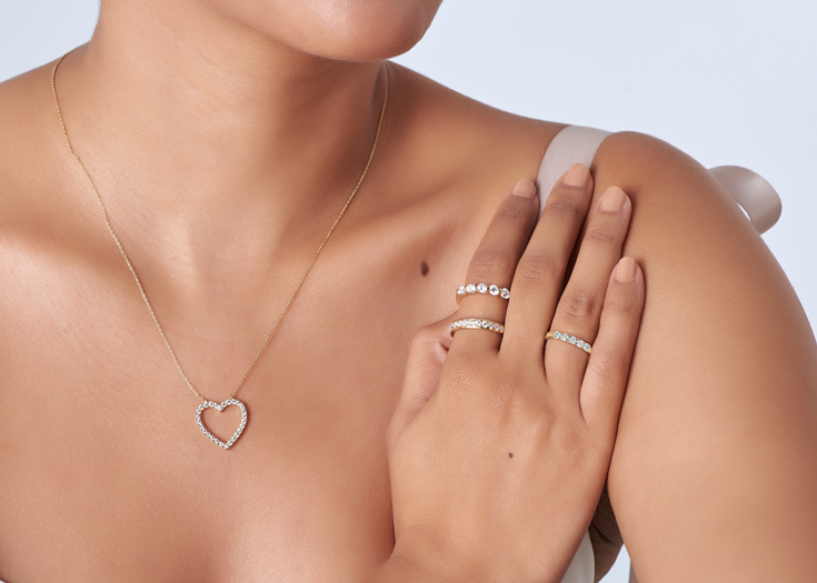 5-Stone Round Vows Replica