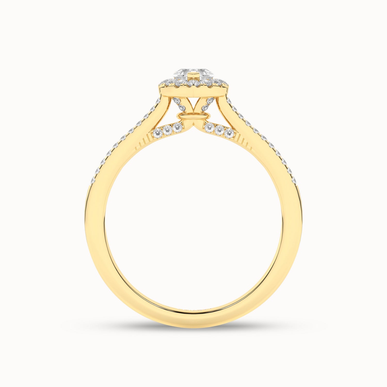 Signature Heart Halo Ring_Product Angle_1/3-3