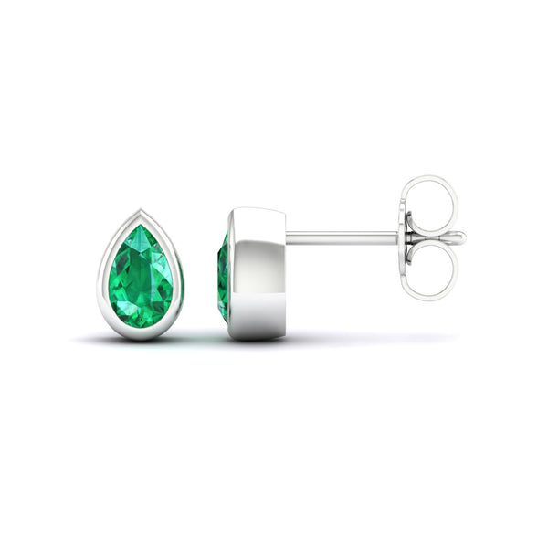 Gemstone Encompassing Dewdrop Studs_Product Angle_PCP Main Image