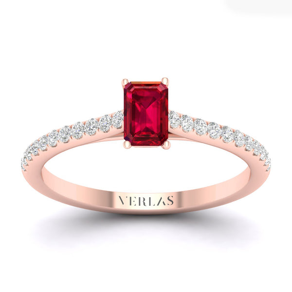 Gemstone Signature Emerald Ring_Product Angle_Ruby - 1
