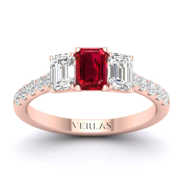 Emerald Gemstone and Diamond Vows_Product Angle_Ruby - 1