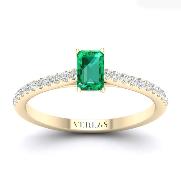 Gemstone Signature Emerald Ring_Product Angle_Emerald - 1